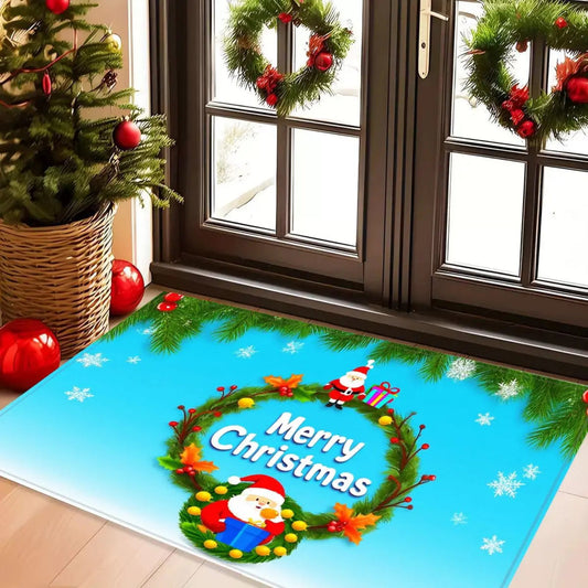 Christmas Santa Claus, Monster Grinch Carpet Home Decor, Soft And Absorb-Water, Entrance Door, Bathroom Anti-Slip Mat