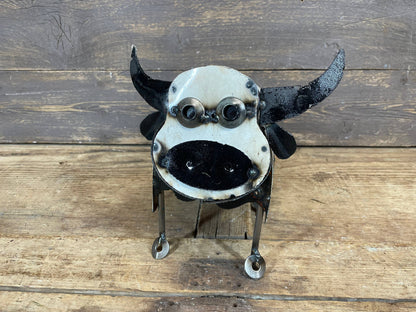 Connie-Super Mini Farm Cow-ER-Metal-7x9 inches-Connie