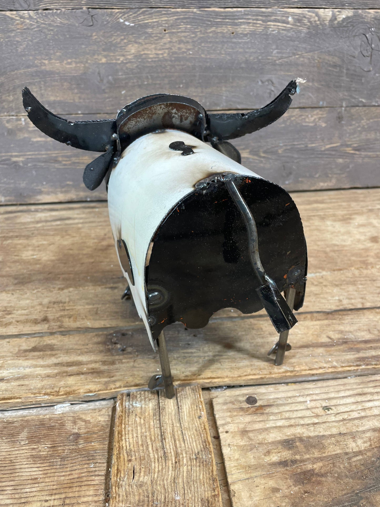 Connie-Super Mini Farm Cow-ER-Metal-7x9 inches-Connie