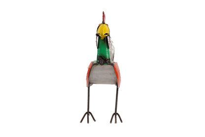 Rudy the Recycled Metal Mini Rooster-WH-10x12H-Rooster-Mini