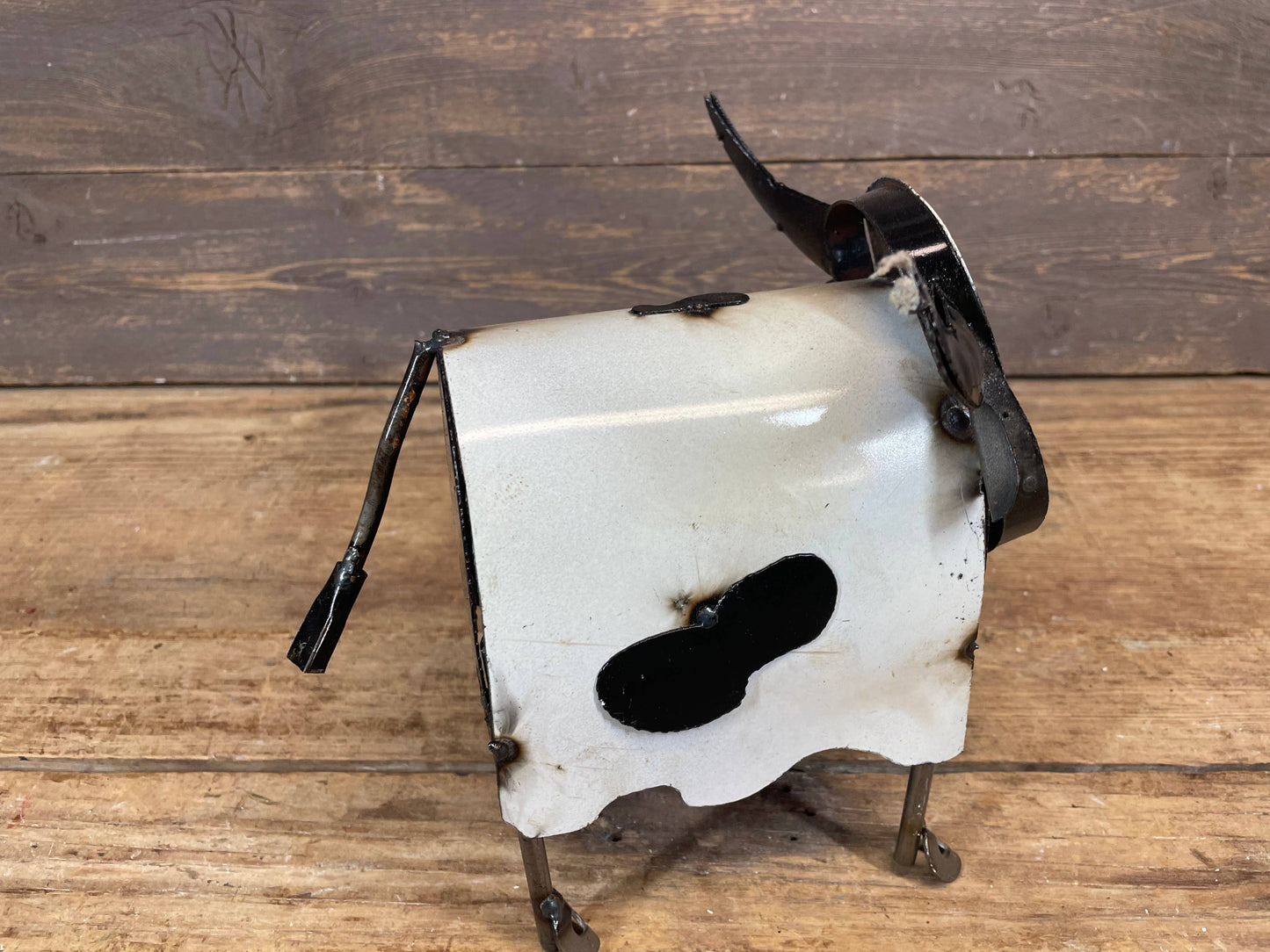 Connie-Super Mini Farm Cow-ER-Metal-7x9 inches-Connie