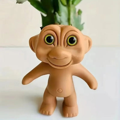 Creative Cute Extraterrestrial Being Resin Flower Pot Office Desk Ornament Outdoor Garden Lawn Courtyard Home Decoration