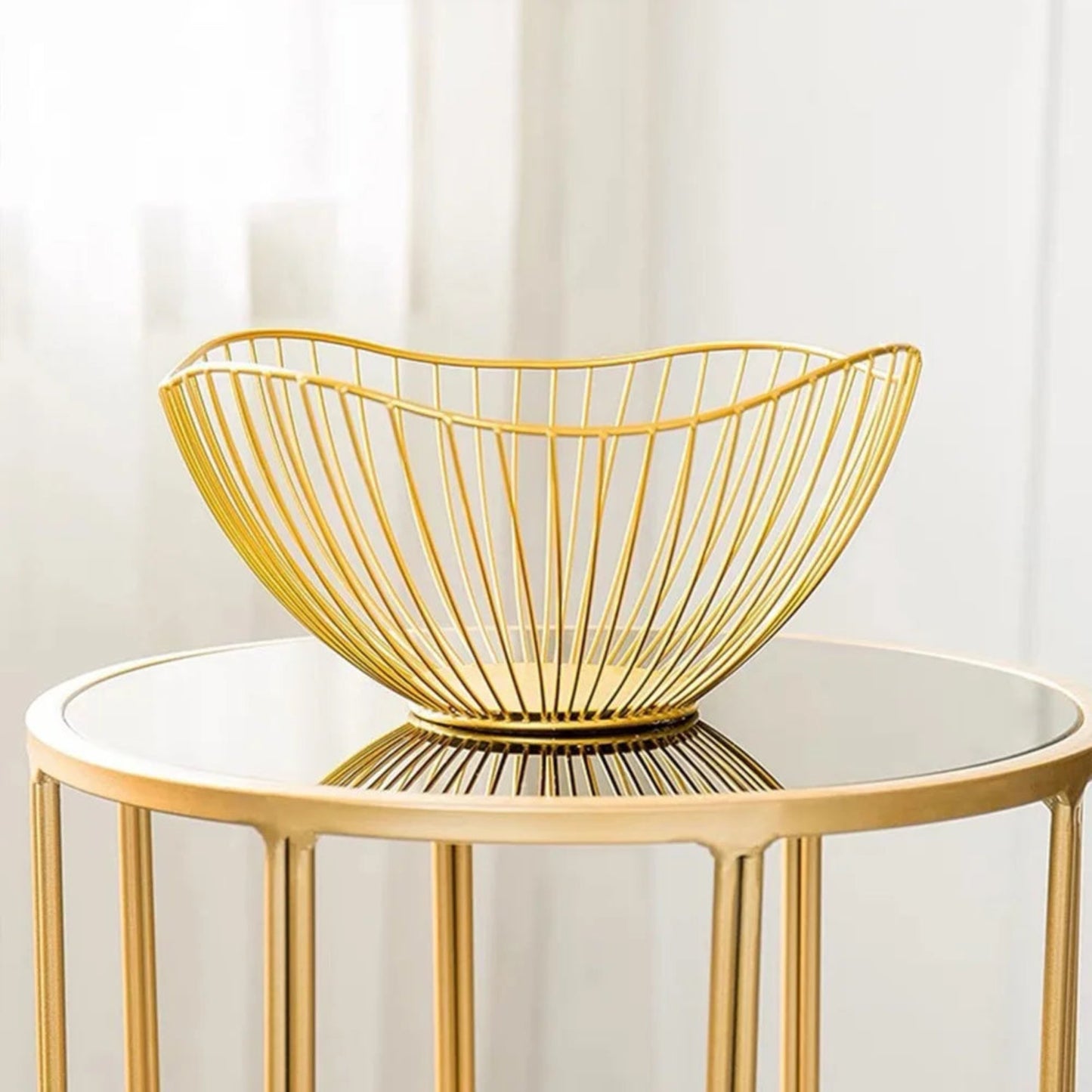 Metal Fruit Basket Simple Fruit Basin Multi-Size Iron Snack Bread Vegetable Storage Bowls Kitchen Eggs Dessert Holder Organizer