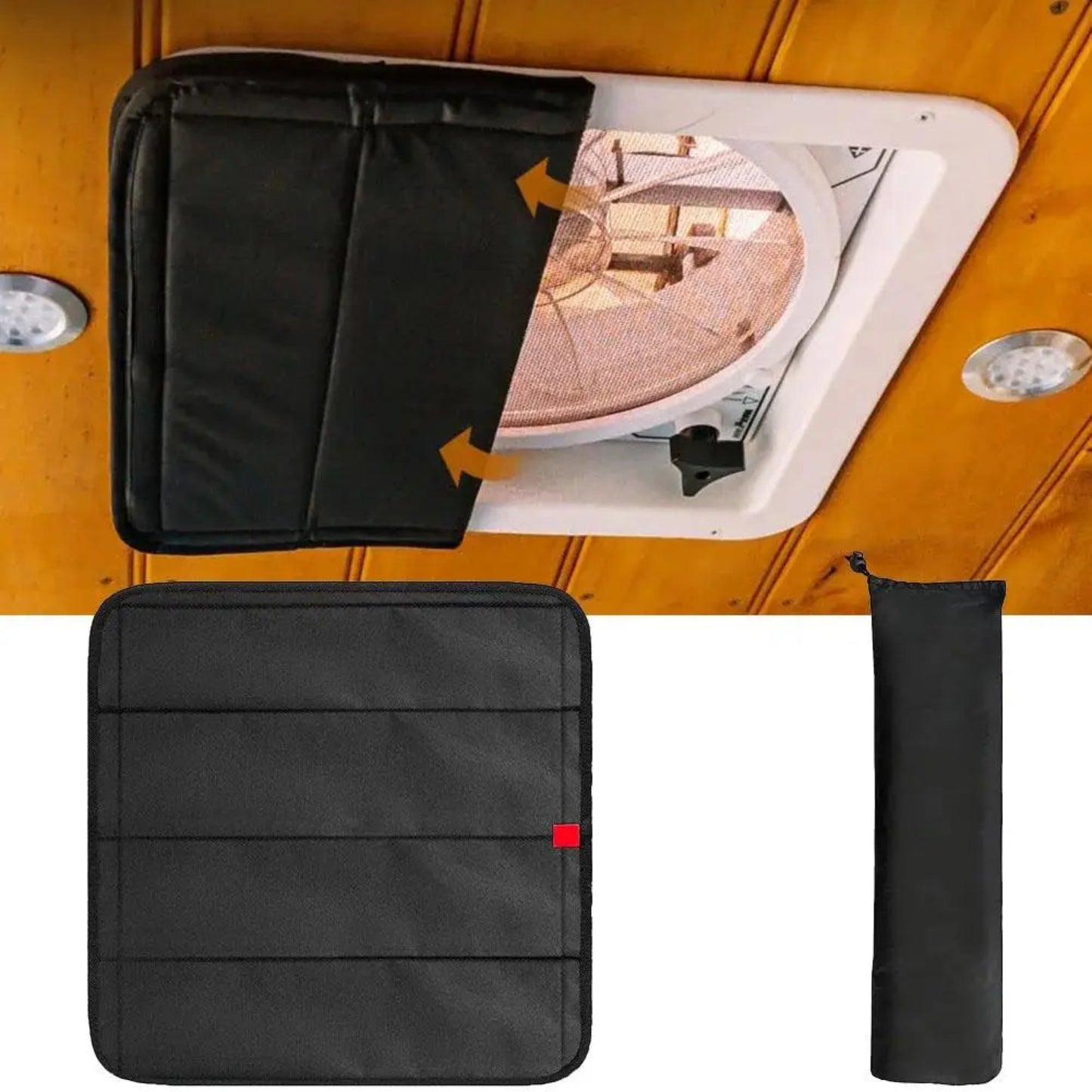 Foldable RV Skylight Insulator Cover Travel Trailers Sun Shade Car Sun Shield Sun Protection Visor For Travel Trailer Caravan
