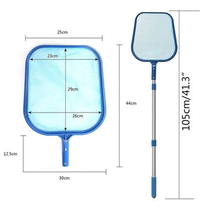 Professional Leaf Rake Deep Bag Swimming Pool Cleaning Nets Spa Rubbish Skimmer Pool Net Pool Cleaning Net Piscina Accessories