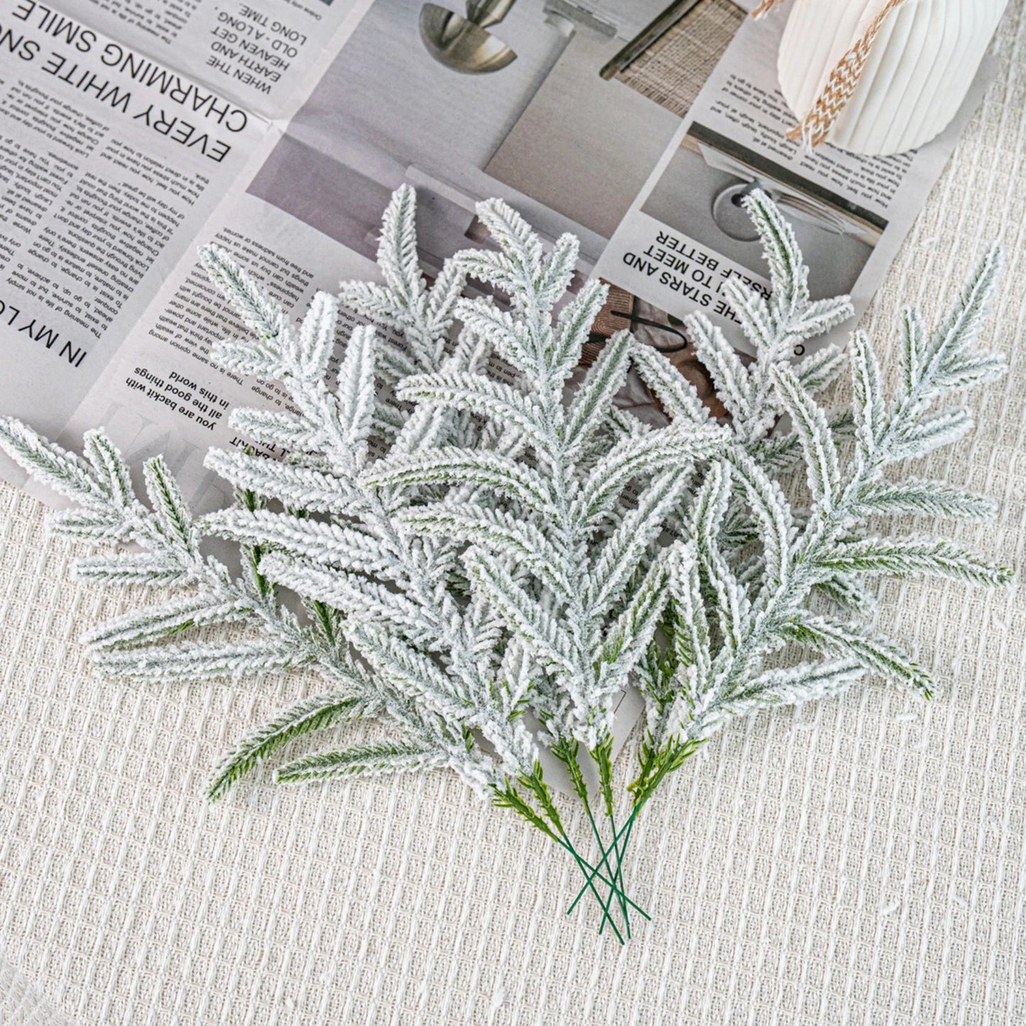 12 cedar branches, wreath tree DIY Christmas decorations, Valentine's Day gifts, birthday gifts, graduation