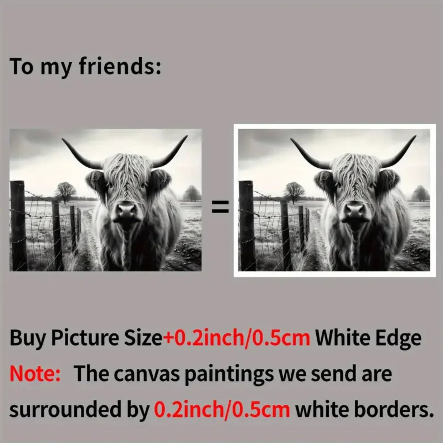 1pc Highland Cow Canvas Wall Art - Print for Home Decor, and Office - Rustic Farmhouse Artwork that Adds Charm and Personality