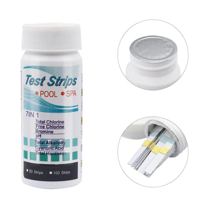 50/100pcs Water Test PH Strips Multipurpose Water Tester Paper High Precision Easy Detection Aquarium Pool Accessories