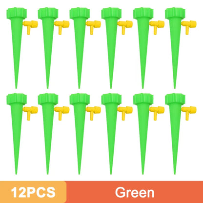Greenhouse Garden Automatic Drip Irrigation System Self Watering Spike for Flower Plants  Adjustable Auto Water Dripper Device