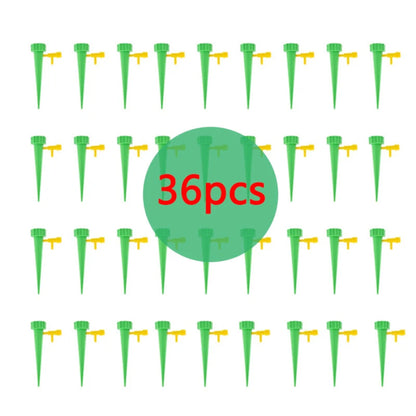 Greenhouse Garden Automatic Drip Irrigation System Self Watering Spike for Flower Plants  Adjustable Auto Water Dripper Device
