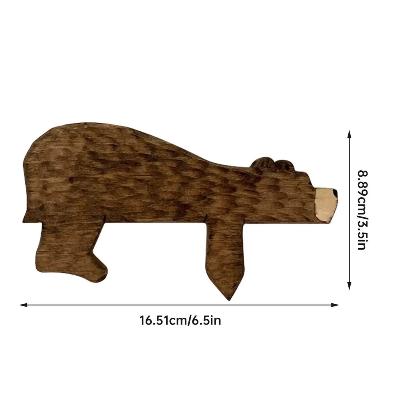 New Fun Animal Wooden Brown Bear Door Topper Decoration Door Frame Sculpture in Your Corner Creative Statue Home Art Wall Decor