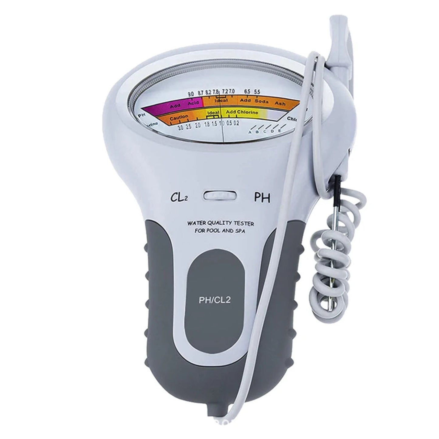 Professional PH Chlorine Meter CL2 Measuring Water Monitor with Probe for Swimming Pool Spa Water Quality Testing Device