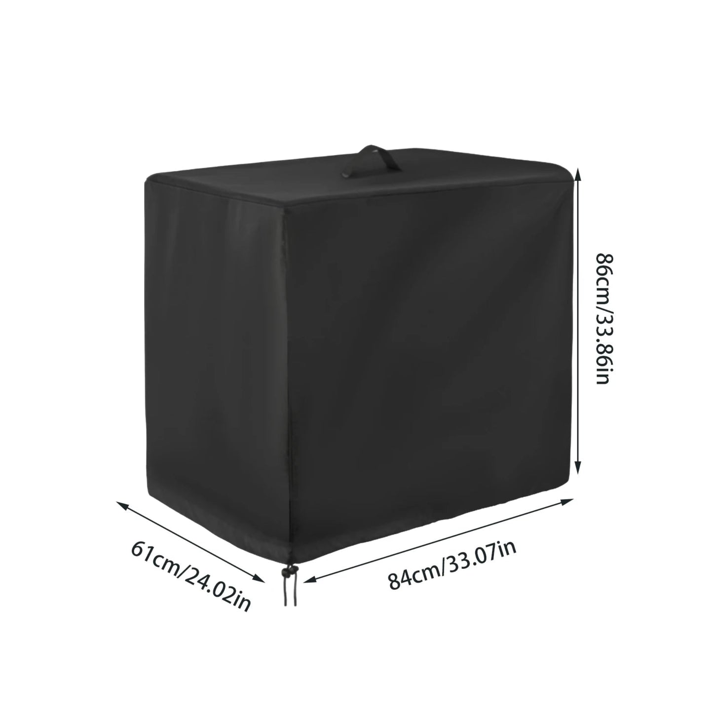 Universal Sand Filter Pump Cover 420D Oxford Fabric Waterproof UV Resistant Protection Sleeve for Swimming Pool Pump Dust Cover