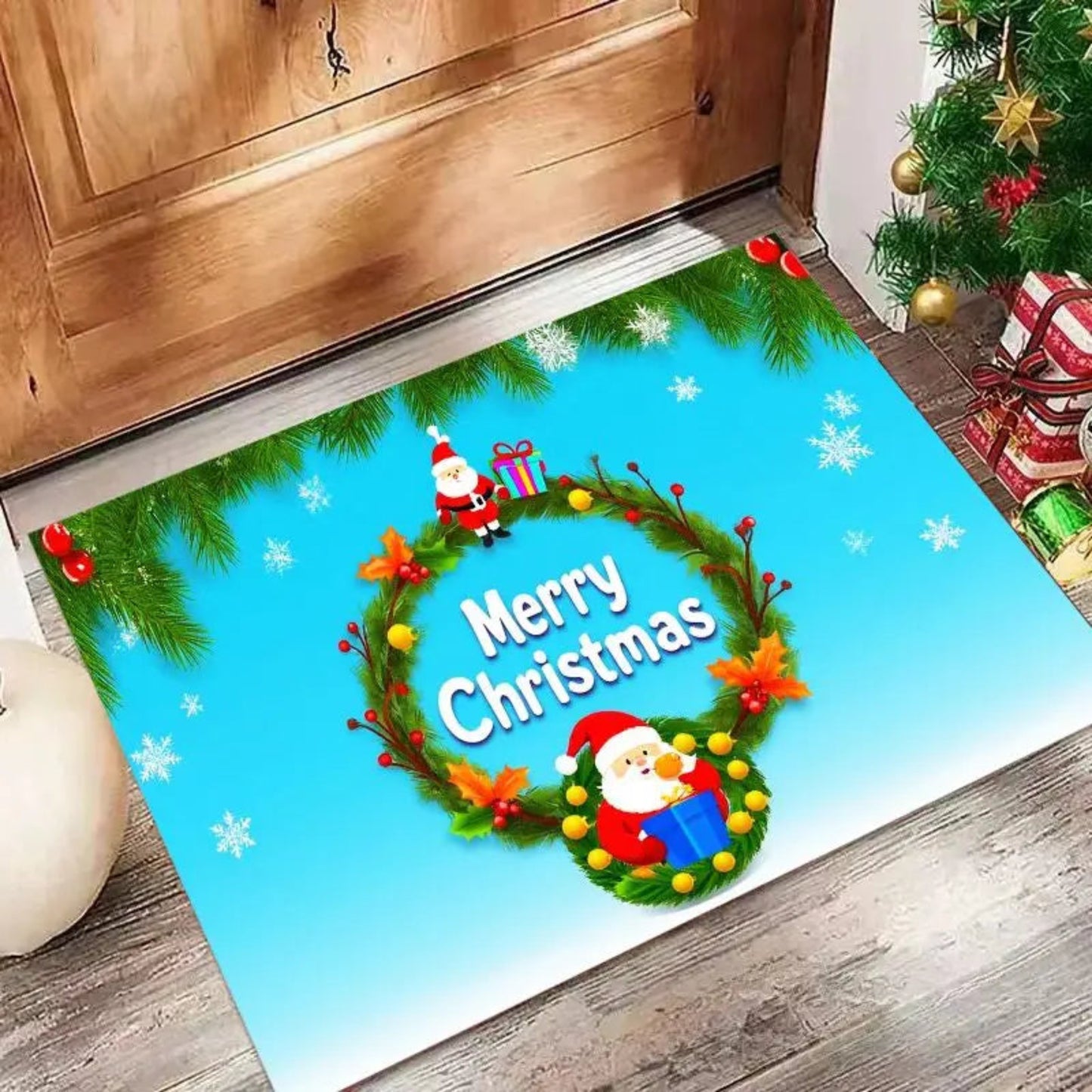 Christmas Santa Claus, Monster Grinch Carpet Home Decor, Soft And Absorb-Water, Entrance Door, Bathroom Anti-Slip Mat