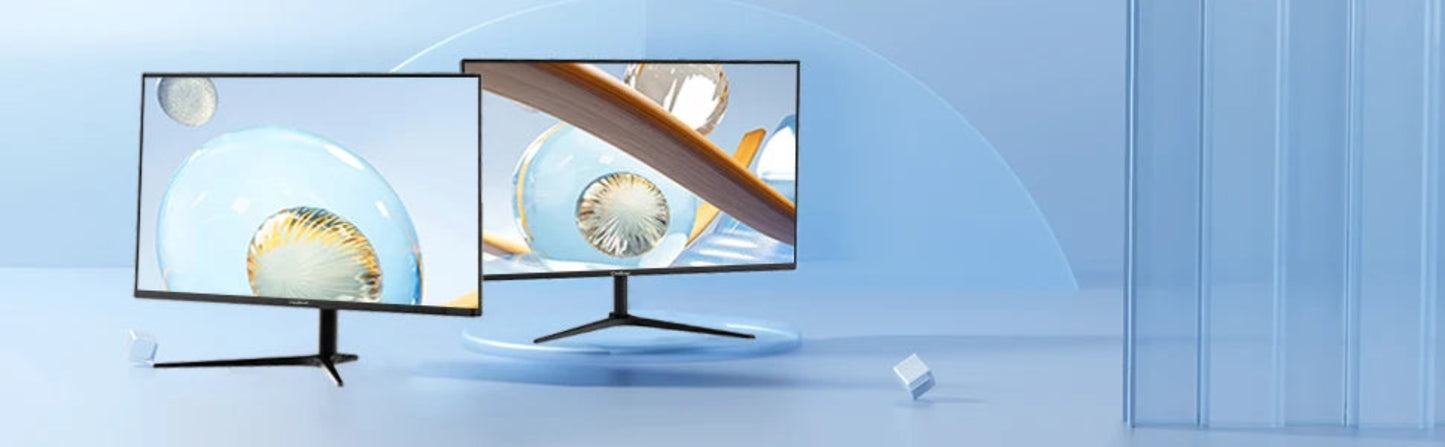 27-inch Computer Monitor IPS Panel PC Monitors FHD 1080p 75Hz LED Display Home Office Desktop Screen, HDMI, VGA, Flicker