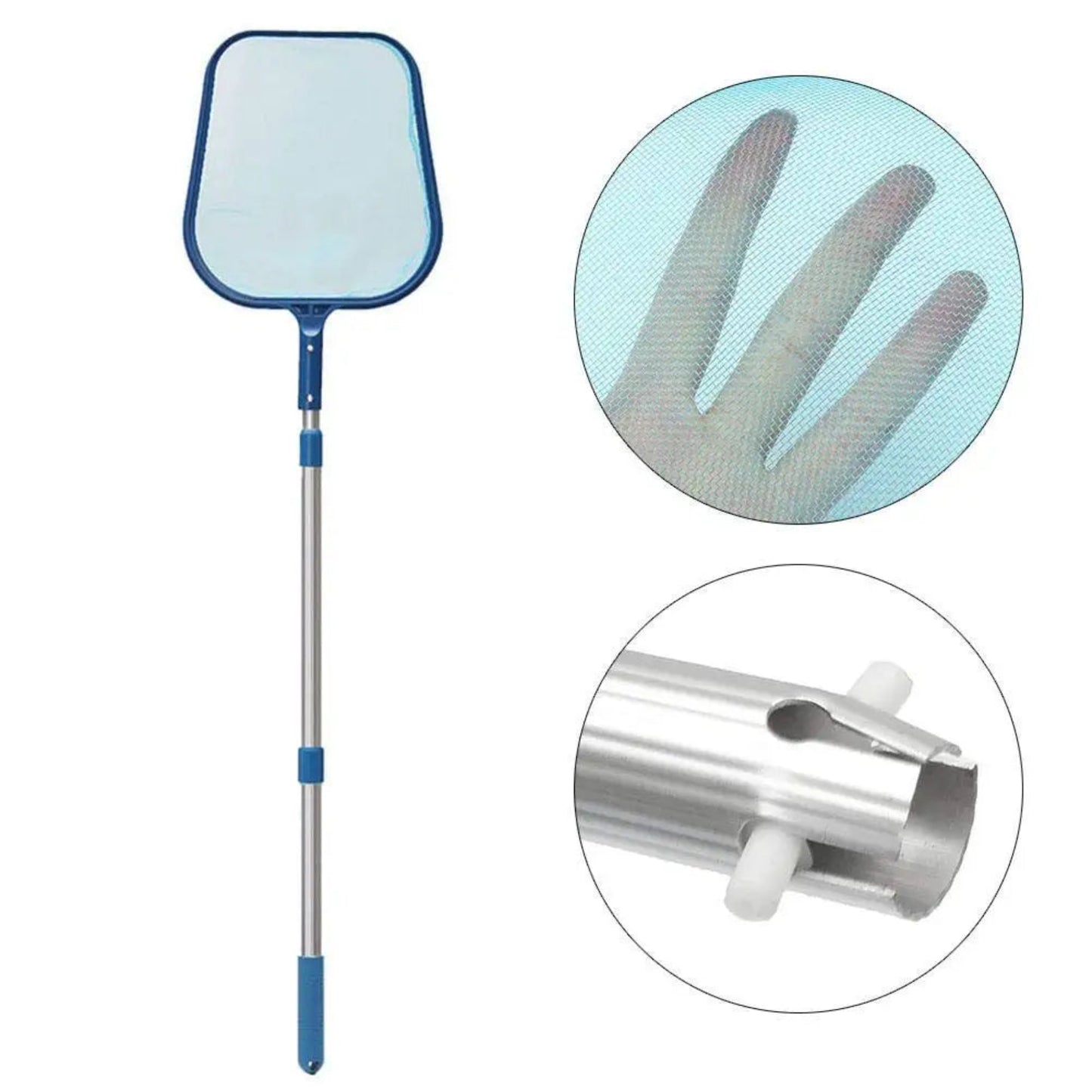 Professional Leaf Rake Deep Bag Swimming Pool Cleaning Nets Spa Rubbish Skimmer Pool Net Pool Cleaning Net Piscina Accessories