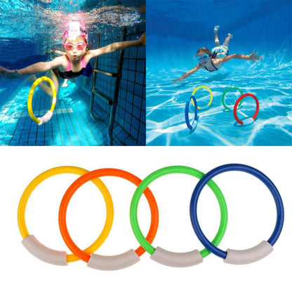 Children Swimming Pool Underwater Diving Rings Kids Water Play Toys Accessories
