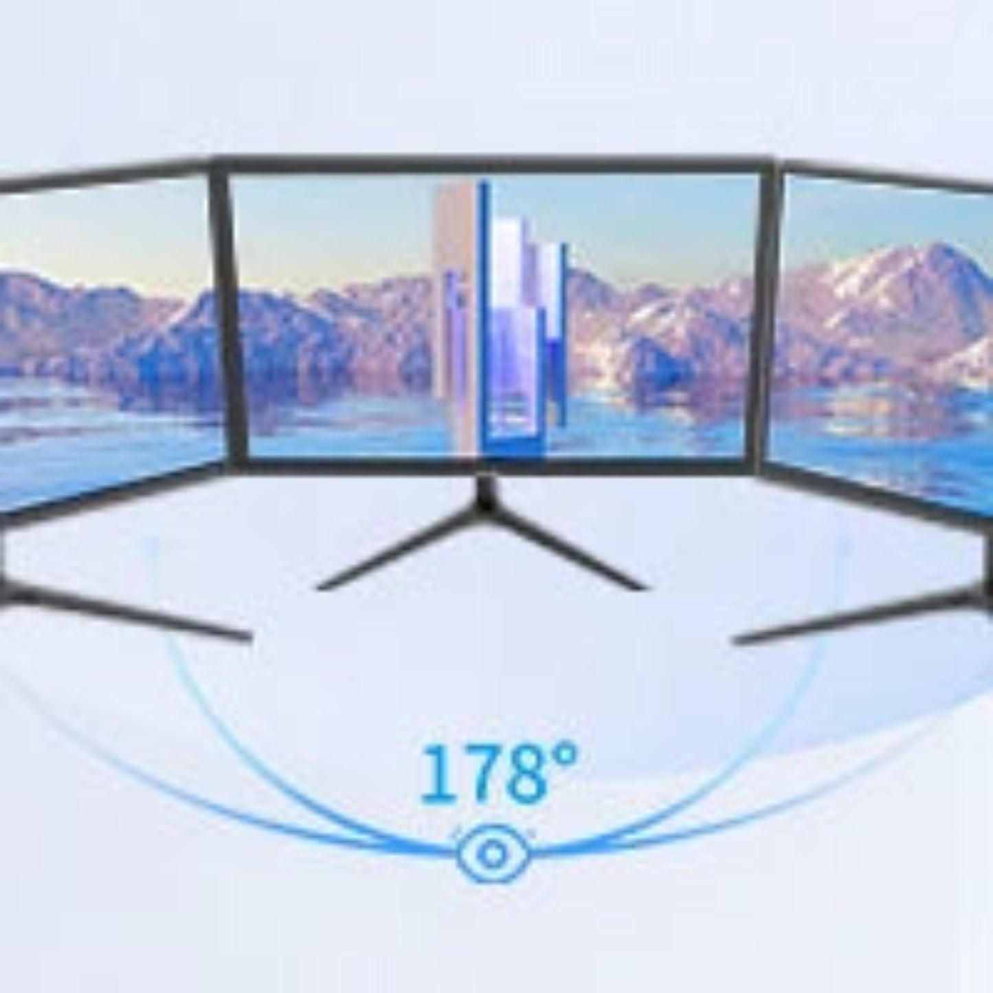 27-inch Computer Monitor IPS Panel PC Monitors FHD 1080p 75Hz LED Display Home Office Desktop Screen, HDMI, VGA, Flicker