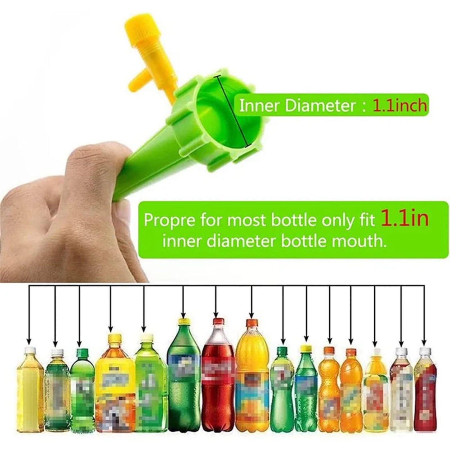 Greenhouse Garden Automatic Drip Irrigation System Self Watering Spike for Flower Plants  Adjustable Auto Water Dripper Device