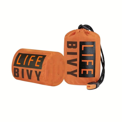 Compact & Lightweight Emergency Thermal Sleeping Bag - Waterproof, Mylar - Enhanced for Outdoor Camping, EDC & First Aid Rescue