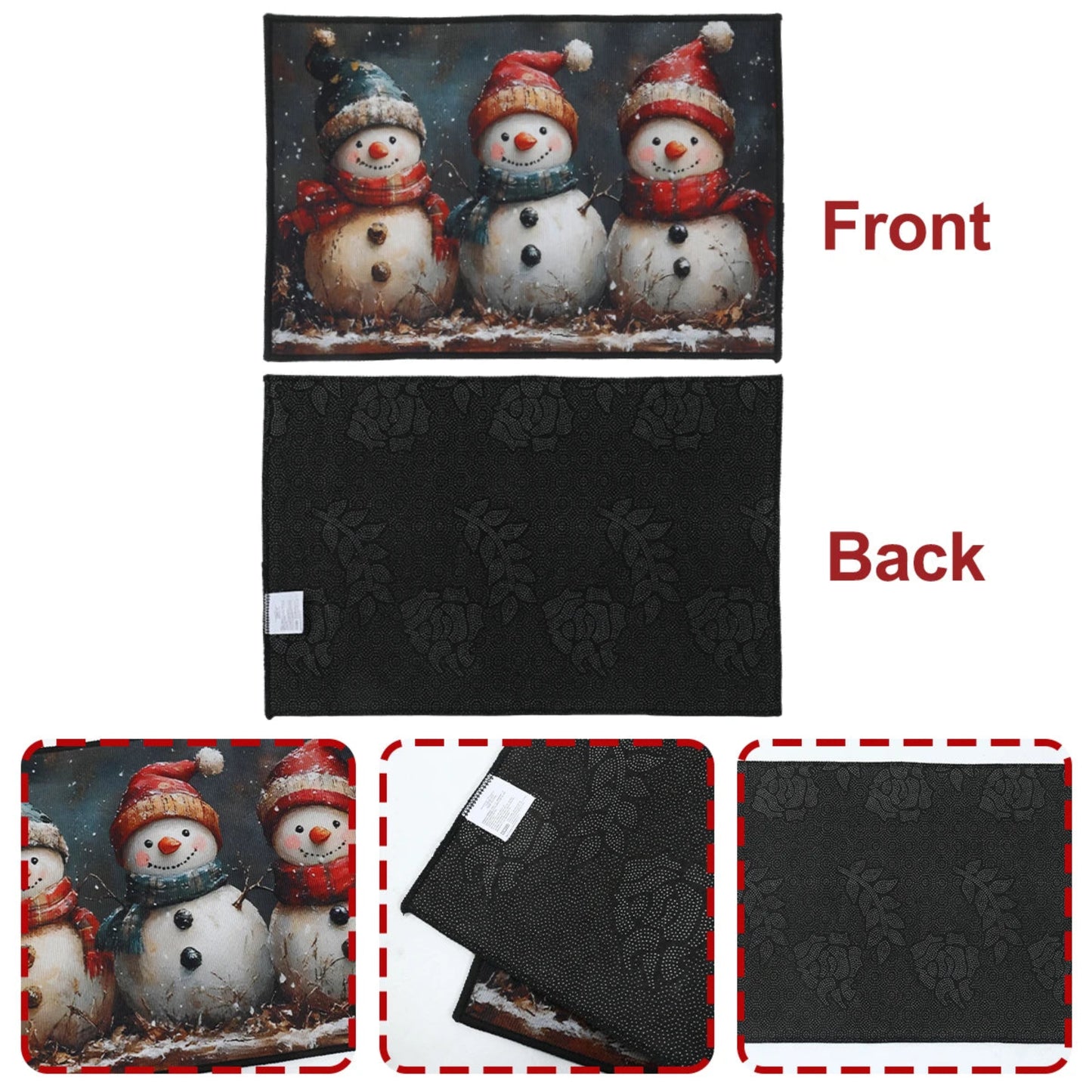 Christmas Floor Mat Outdoor Carpet Christmas Decor for Home 2025 Navidad Natal Santa Claus Door Mat Xmas Ornament New Year 2026