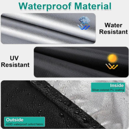Universal Sand Filter Pump Cover 420D Oxford Fabric Waterproof UV Resistant Protection Sleeve for Swimming Pool Pump Dust Cover