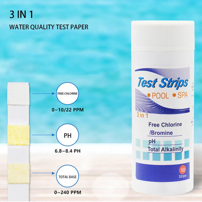 50/100pcs Water Test PH Strips Multipurpose Water Tester Paper High Precision Easy Detection Aquarium Pool Accessories