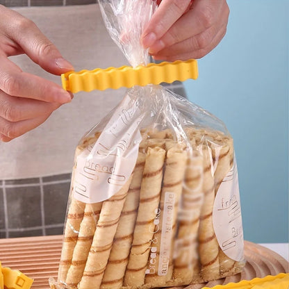 12PCS Potato Shaped Portable Kitchen Storage Food Snack Seal Bag Clips Sealer Clamp ABS Magnetic Tool Refrigerator Magnet