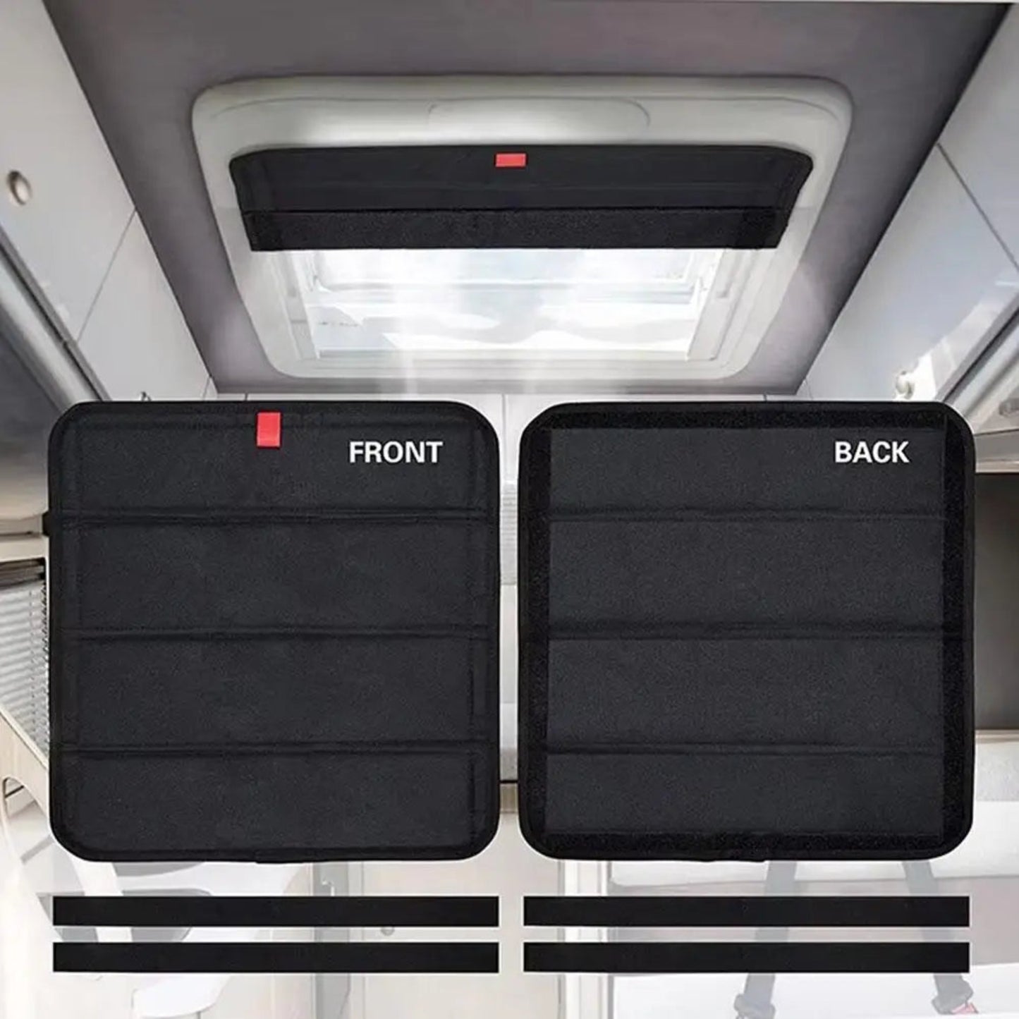 Foldable RV Skylight Insulator Cover Travel Trailers Sun Shade Car Sun Shield Sun Protection Visor For Travel Trailer Caravan