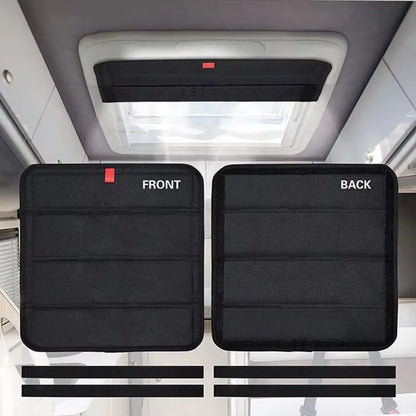 Foldable RV Skylight Insulator Cover Travel Trailers Sun Shade Car Sun Shield Sun Protection Visor For Travel Trailer Caravan