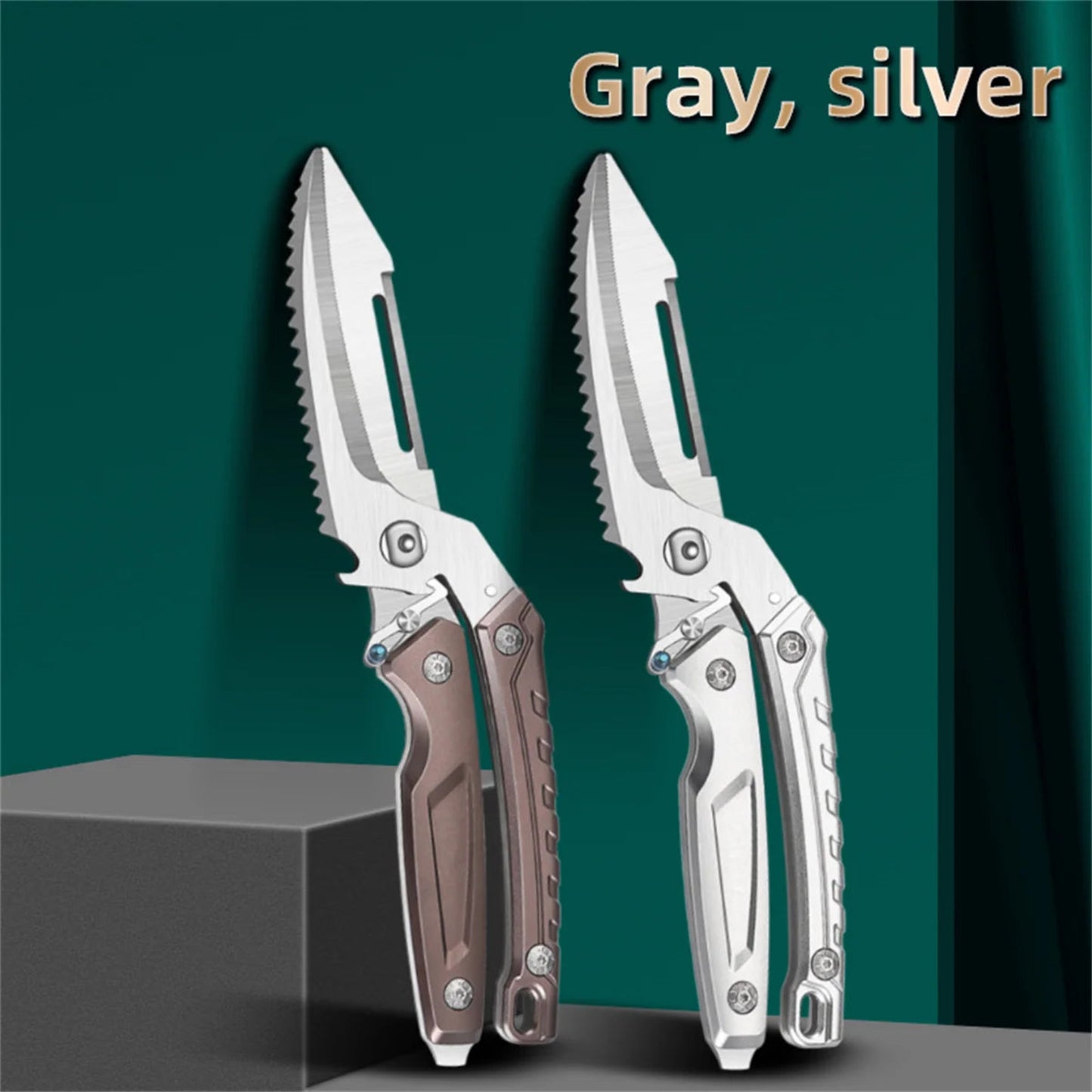 Heavy Duty Poultry Shears - A Must Have Kitchen Shears for Chicken and Meat Cutting - Stainless Food Kitchen Scissors
