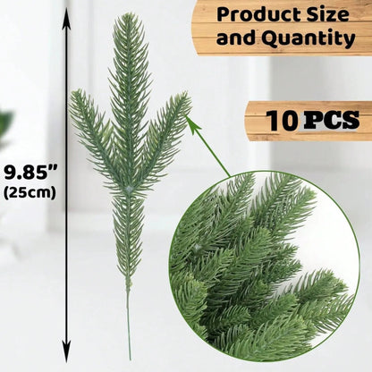 Artificial Norfolk Pine Christmas Wreath Green Garland Home Decor Festive Holiday Home Accent Room Decor Christmas Decorations