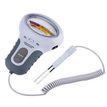 Professional PH Chlorine Meter CL2 Measuring Water Monitor with Probe for Swimming Pool Spa Water Quality Testing Device