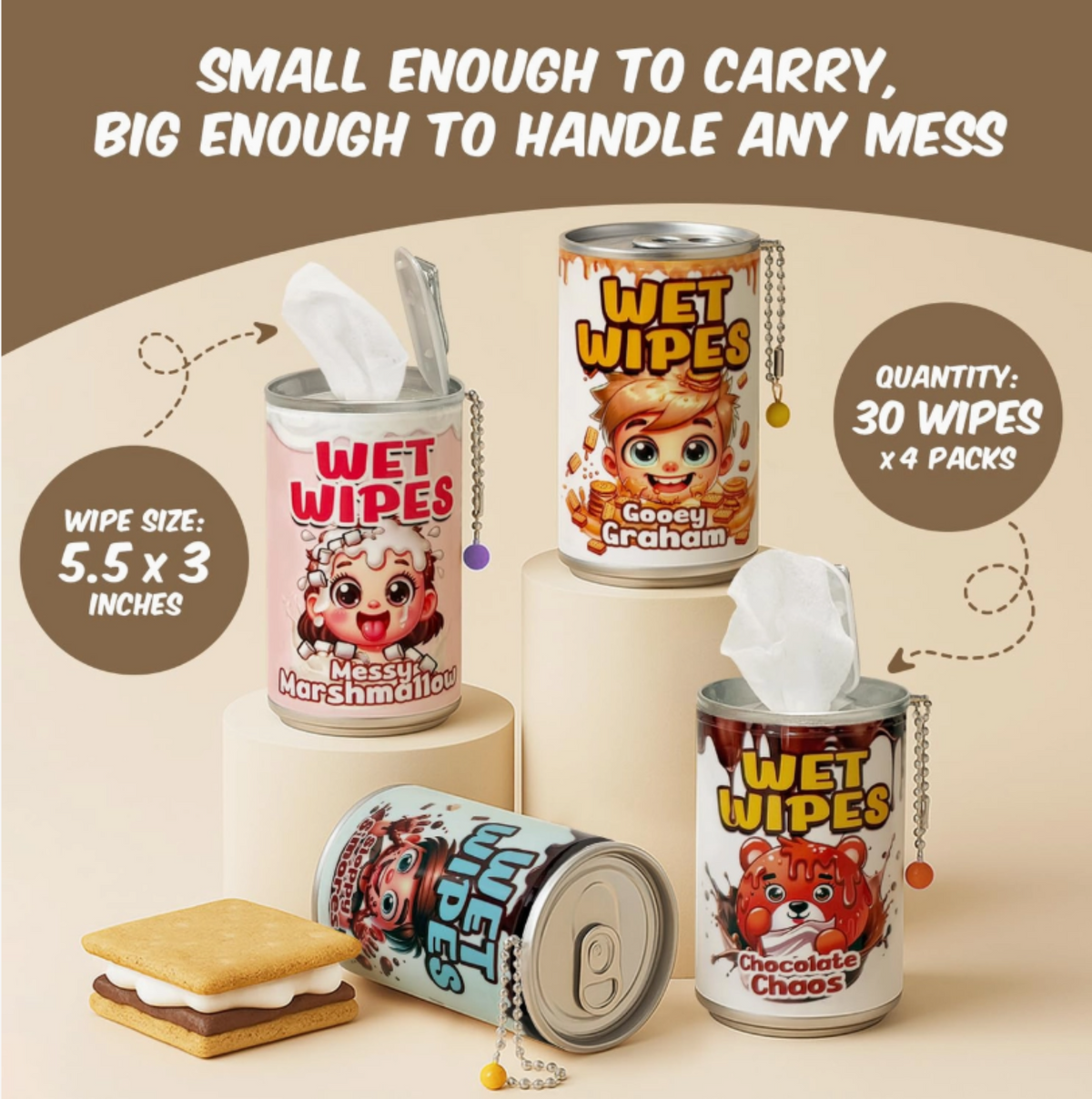 Wet Wipes - Messy Marshmallow