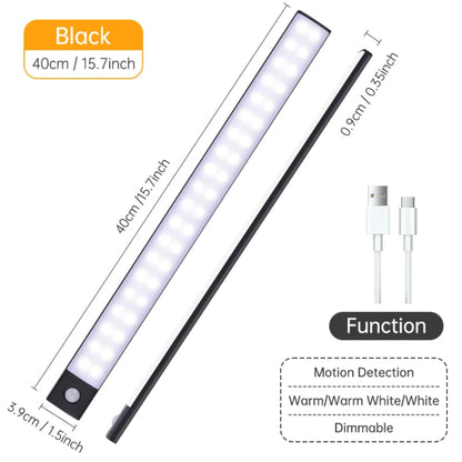 Motion Sensor Light Wireless LED Night Light USB Rechargeable Night Lamp Cabinet Wardrobe Lamp Under Backlight For Kitchen Led