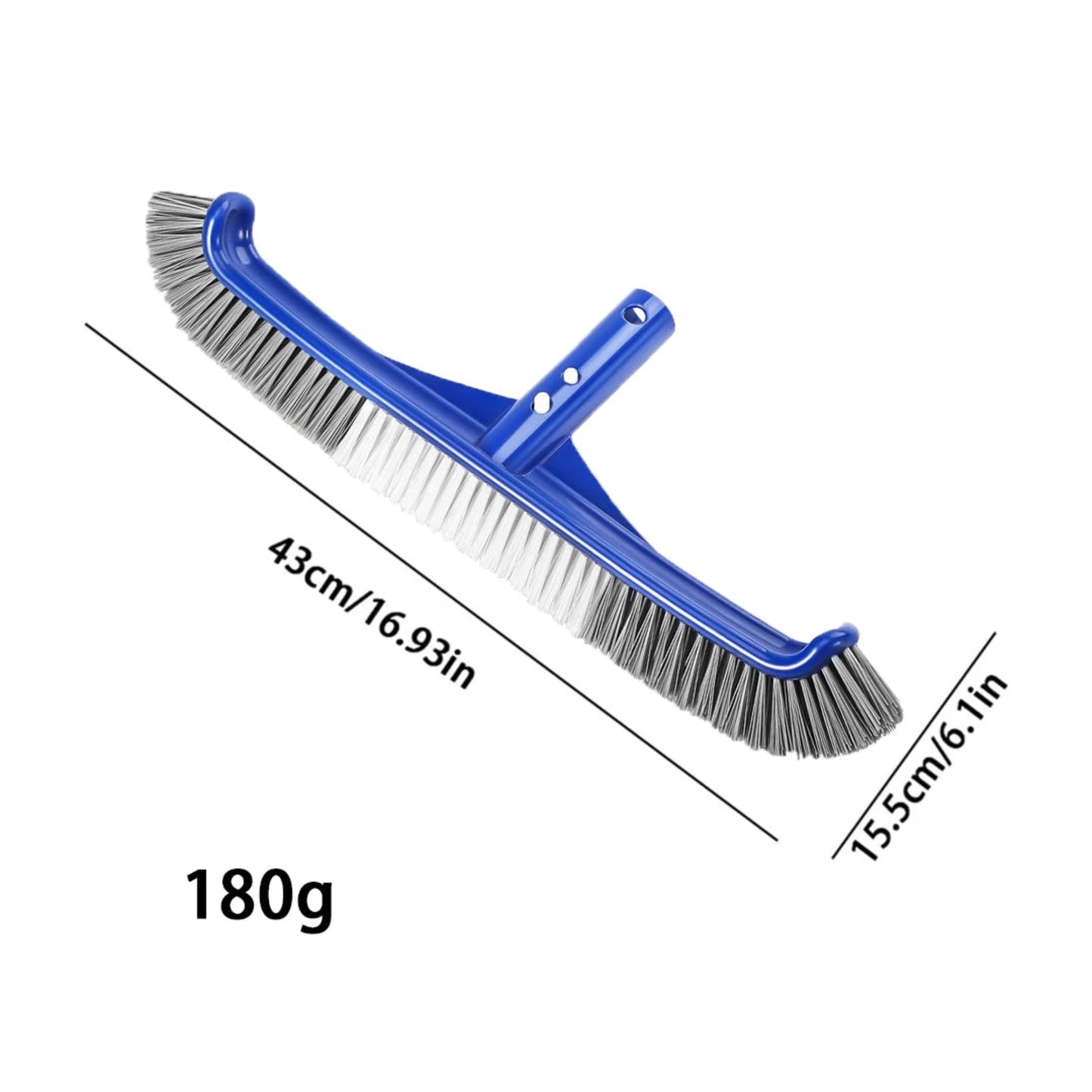 Swimming Pool Brush Durables Pool Floor Wall Cleaning Tool Pool Broom Algae Remover Scrubber Portable Cleaning Brush