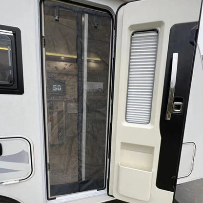 RV Slide Door Mosquito Fly Screens Net Caravan Entrance Entry Door Mosquito Net For Motorhome Caravan Insect Bugs Car Accessorie