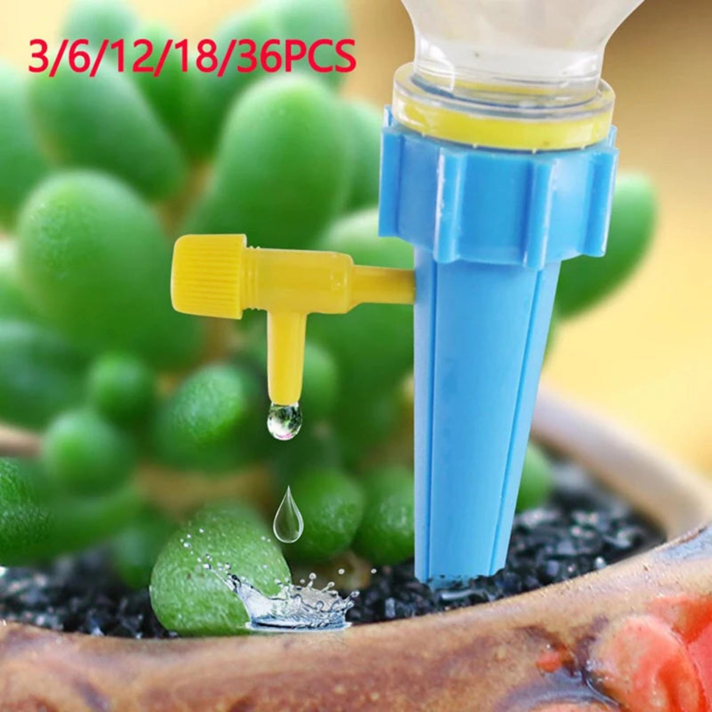 Greenhouse Garden Automatic Drip Irrigation System Self Watering Spike for Flower Plants  Adjustable Auto Water Dripper Device