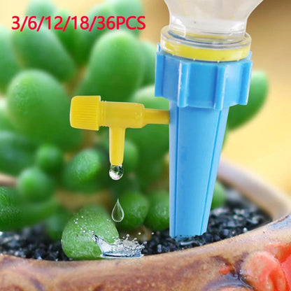Greenhouse Garden Automatic Drip Irrigation System Self Watering Spike for Flower Plants  Adjustable Auto Water Dripper Device