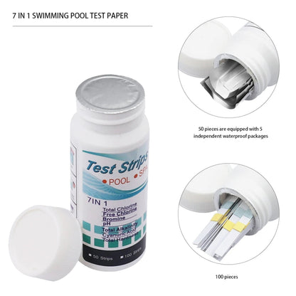 50/100pcs Water Test PH Strips Multipurpose Water Tester Paper High Precision Easy Detection Aquarium Pool Accessories
