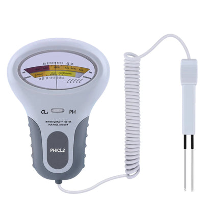 Professional PH Chlorine Meter CL2 Measuring Water Monitor with Probe for Swimming Pool Spa Water Quality Testing Device