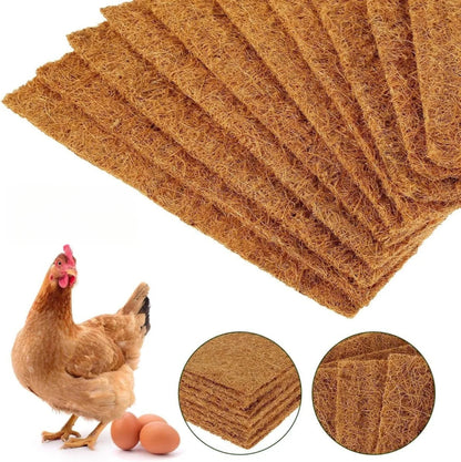 Eco-Friendly Coconut Coir Palm Fiber Chicken Nesting Pads Reusable Hens Bedding For Egg Laying Durable Poultry Coop