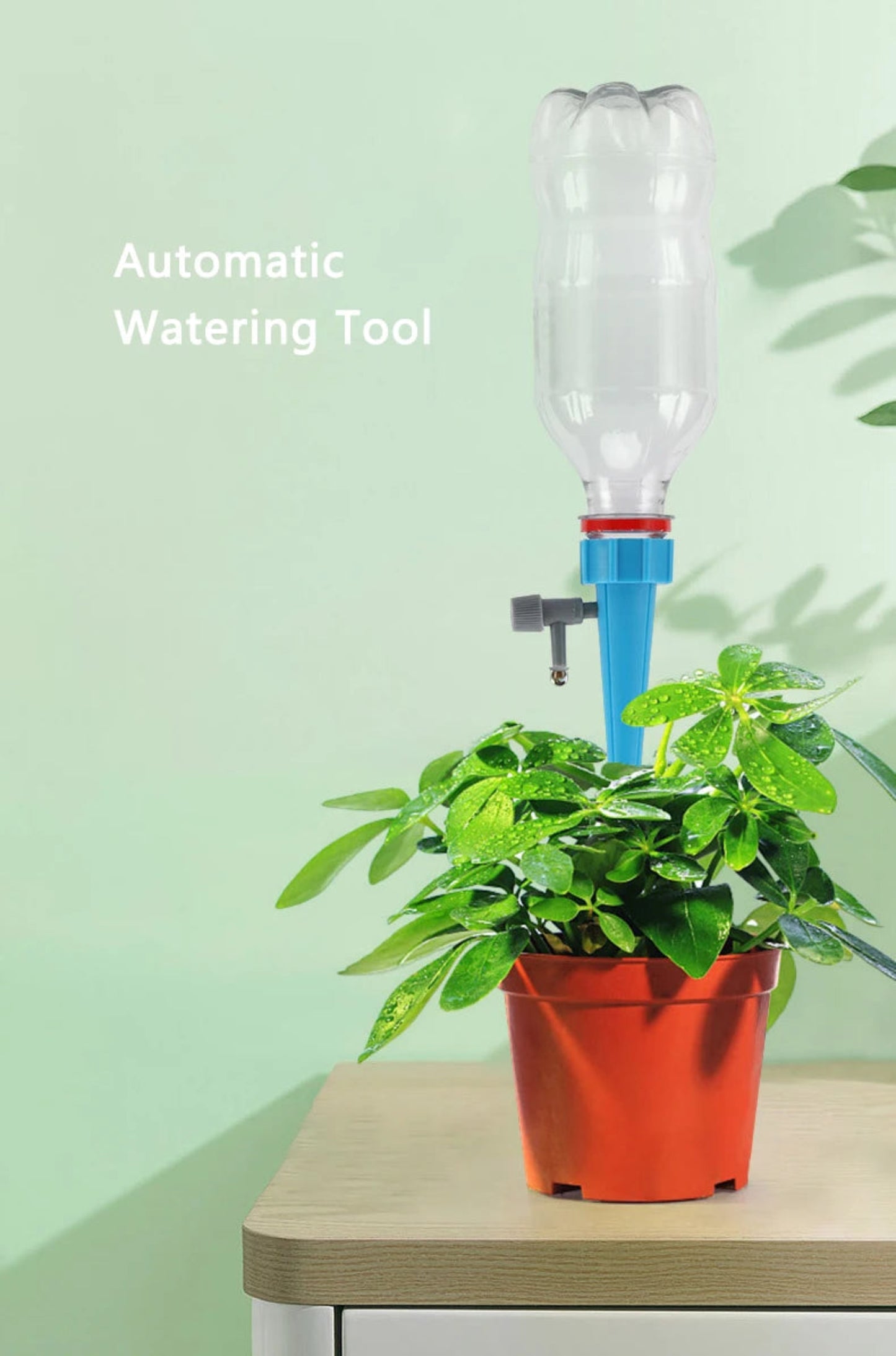 Greenhouse Garden Automatic Drip Irrigation System Self Watering Spike for Flower Plants  Adjustable Auto Water Dripper Device