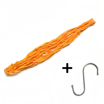 2pcs Practical Chicken Feeder Hanging Poultry Feed Net Bag Mesh Feeder Automatic Feeder Bag For Chickens And Ducks