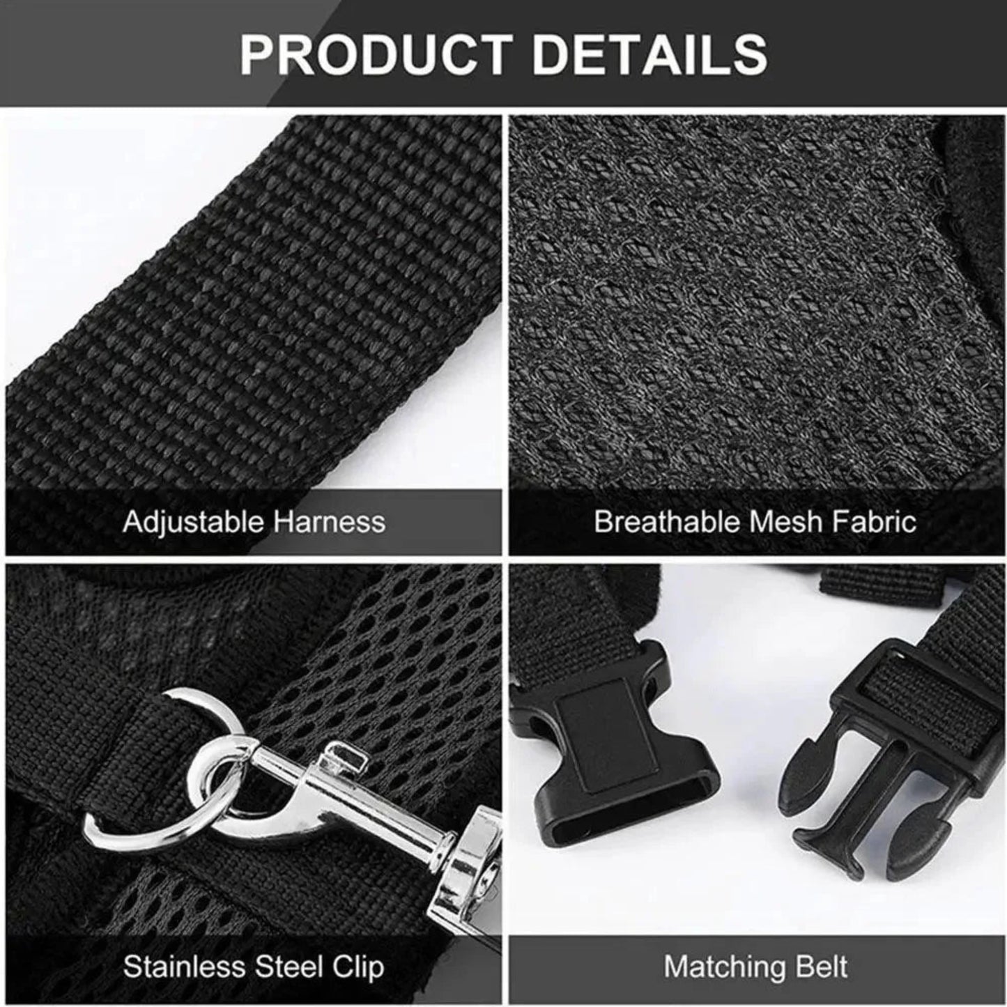 Pet Adjustable Harness Leash for Chicken Puppy Comfortable Breathable Pet Vest for Small Dogs Duck Goose Training Accessories