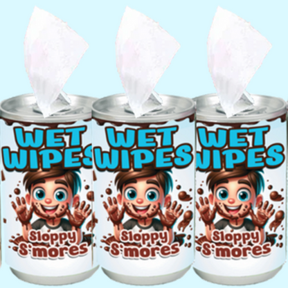 Wet Wipes - Messy S'mores Collection