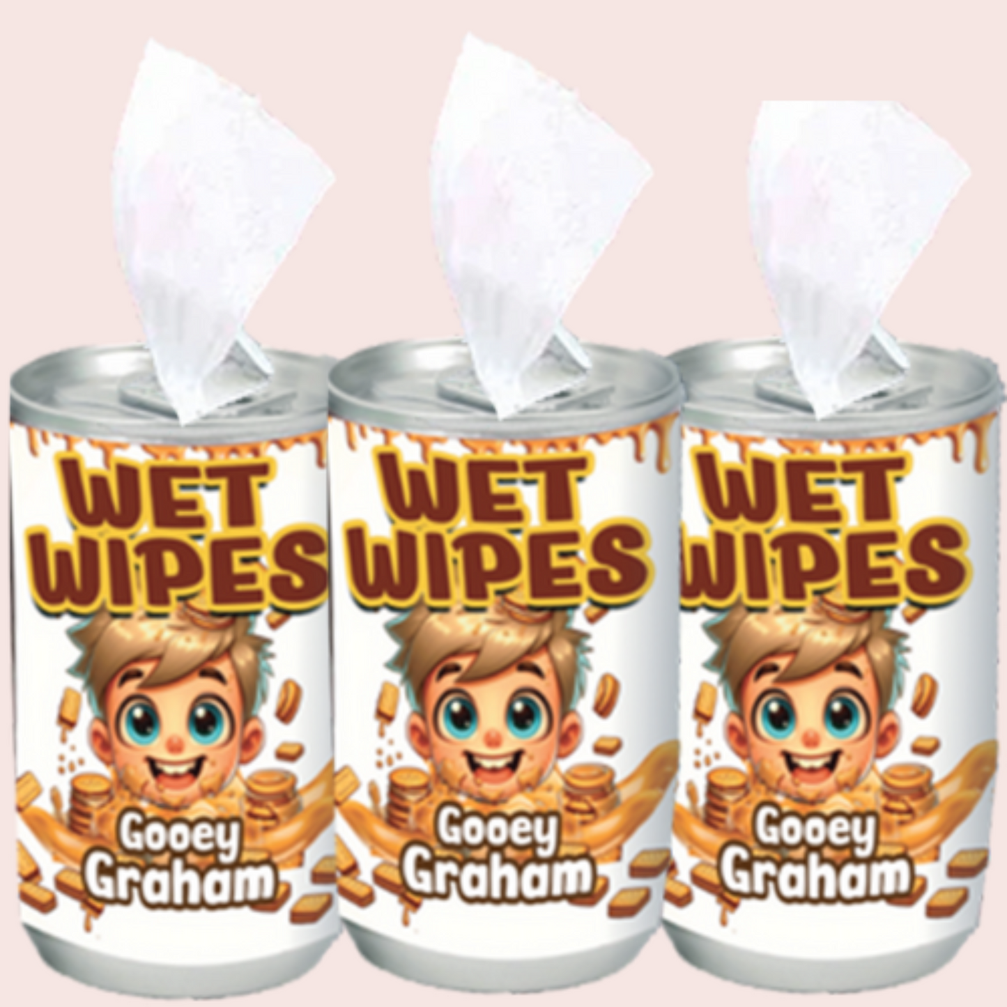 Wet Wipes - Messy S'mores Collection